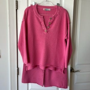 Hailee Sweater Set XS Bubblegum Pink